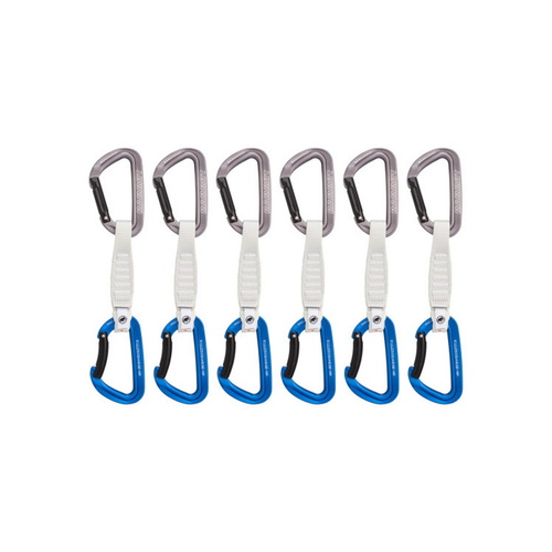 Mammut Workhorse Keylock (Colour: Blue, Length: 12cm) 6 Pack