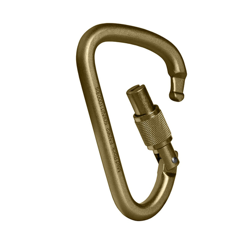 Mad Rock Steel XL Screw Gate - Gold