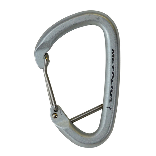 Metolius Steel Gym Wire Gate Carabiner with Captive Bar
