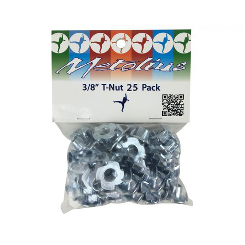 Metolius 25 Pack Zinc Plated T-Nuts