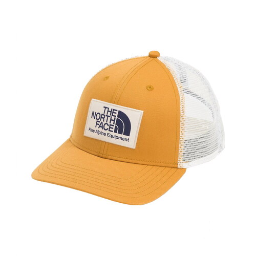 The North Face Deep Fit Mudder Trucker Hat - Citrine Yellow/Gardenia White - Clearance