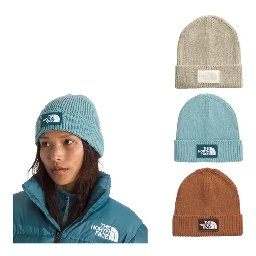 The North Face Logo Box Cuffed Beanie - New Season