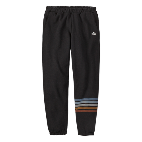 Patagonia Men's Line Logo Ridge Stripe Uprisal Sweatpants XL - Ink Black