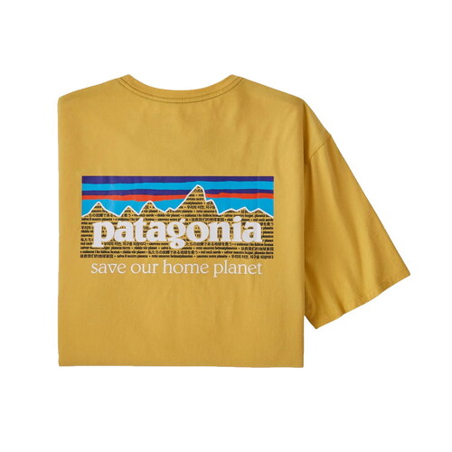 Patagonia Men's P-6 Mission Organic T-Shirt - Surfboard Yellow