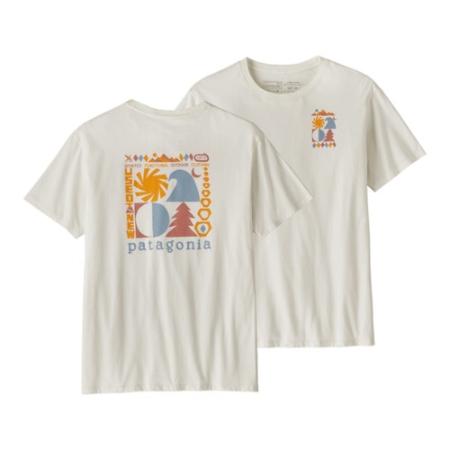 Patagonia Spirited Seasons Organic T-Shirt - Birch White