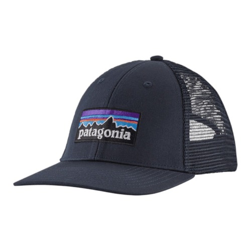 Patagonia P-6 Logo LoPro Trucker Hat - Navy Blue