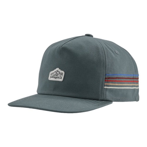 Patagonia Line Logo Ridge Stripe Funfarer Cap - Nouveau Green