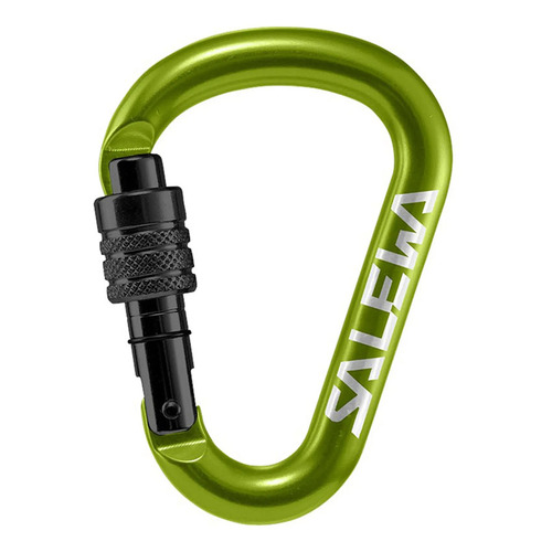 Salewa HMS G2 Medium Screw Gate - Fluro Green/Black