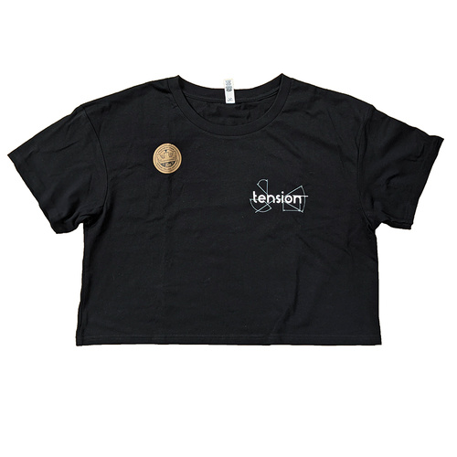 Tension Crop Top - Black