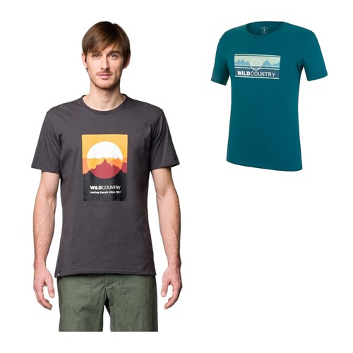 Wild Country Heritage Men's Tee - Petrol - L - Clearance
