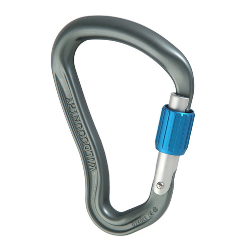 SOB Climbing Carabiners Locking Carabiner Clip Auto-Lock Aluminum Carabiners Heavy Duty with Screwgate for Climbing Rappelling Hammocks Mountaineer Water Bottle 
